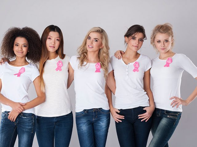 Ladies Supporting Breast Cancer Awareness