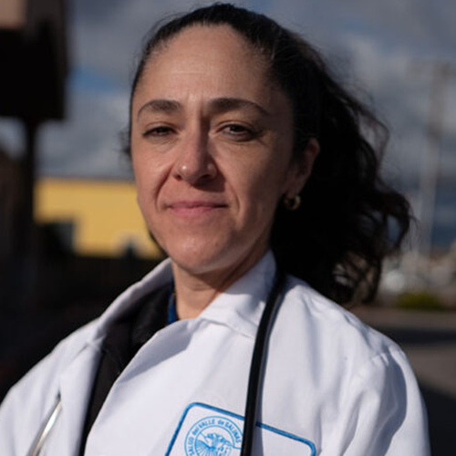 Eva Perusquia, doctora en medicina.