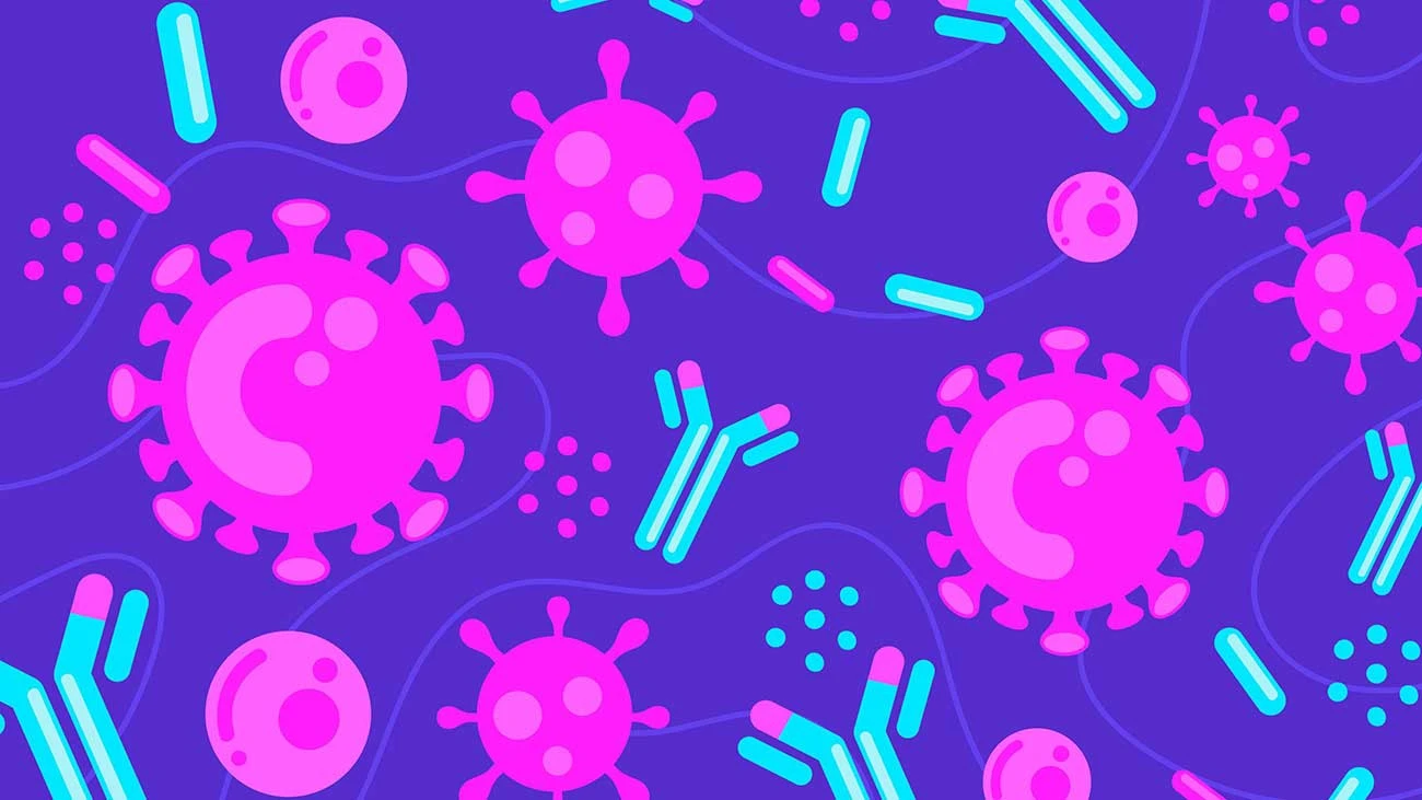 Anticuerpos contra moléculas Ilustración del cáncer