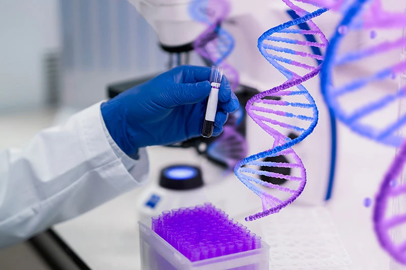 DNA Doctor Does Lab Tests
