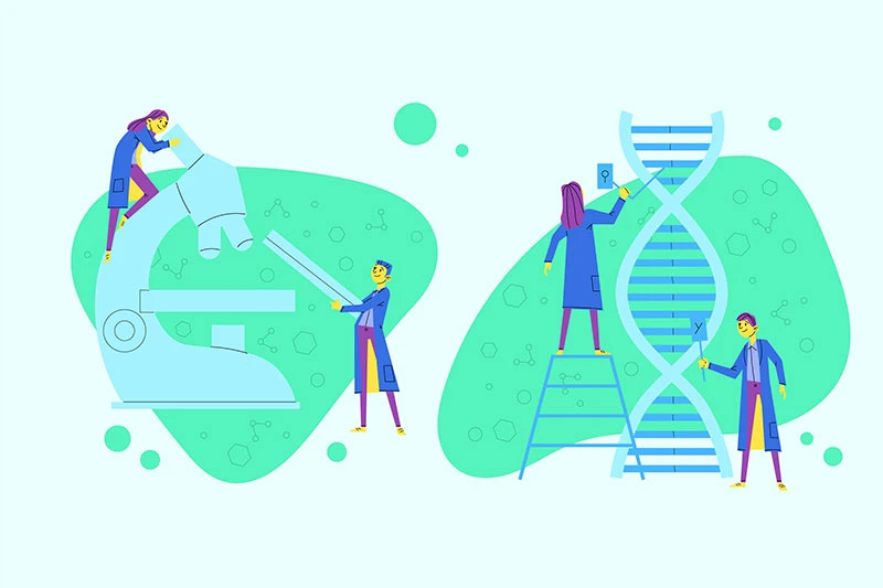 Genomic Research Testing DNA